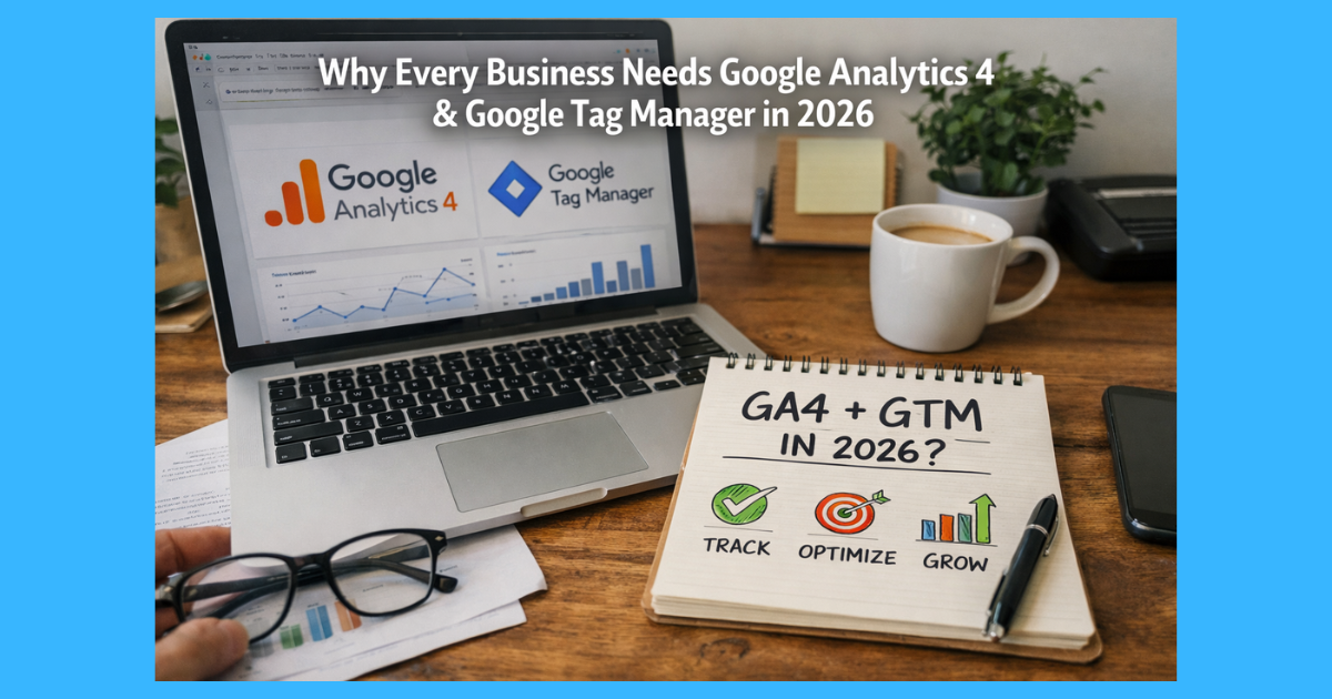 Why Every Business Needs Google Analytics 4 and Google Tag Manager in 2026 ?